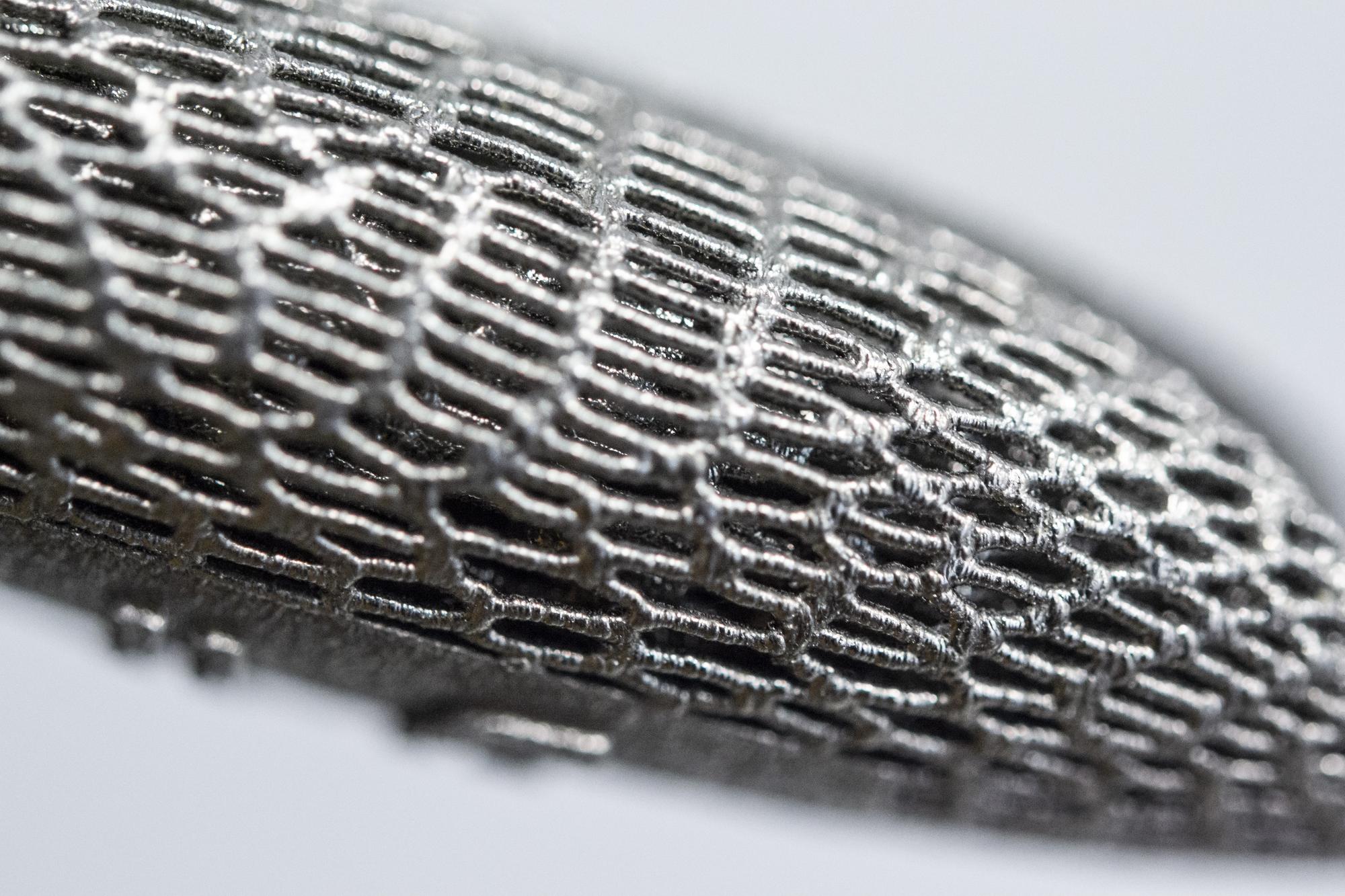 textured patch with metallic threads